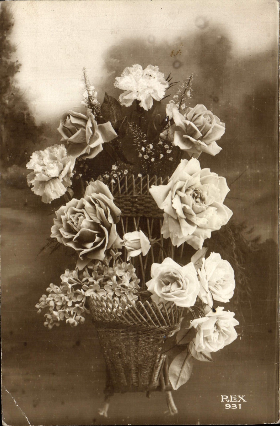 CPA Fantaisie Fleurs 