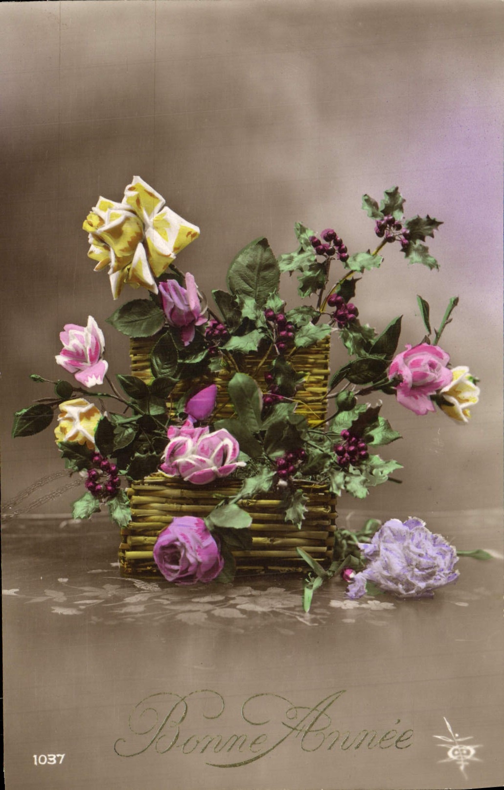 CPA Fantaisie Fleurs 