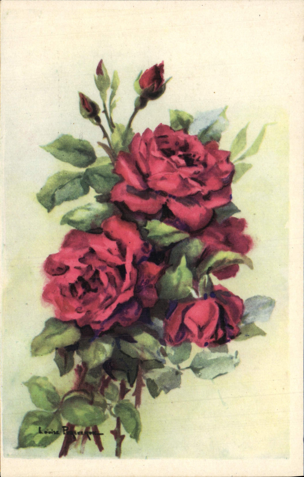 CPA Fantaisie Fleurs 