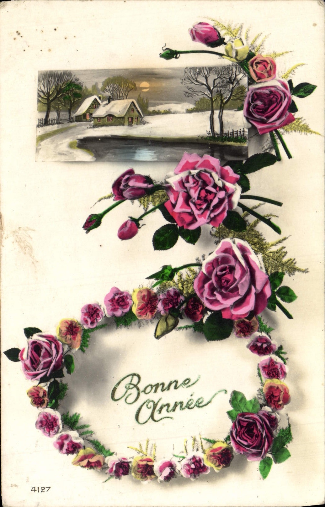 CPA Fantaisie Fleurs 