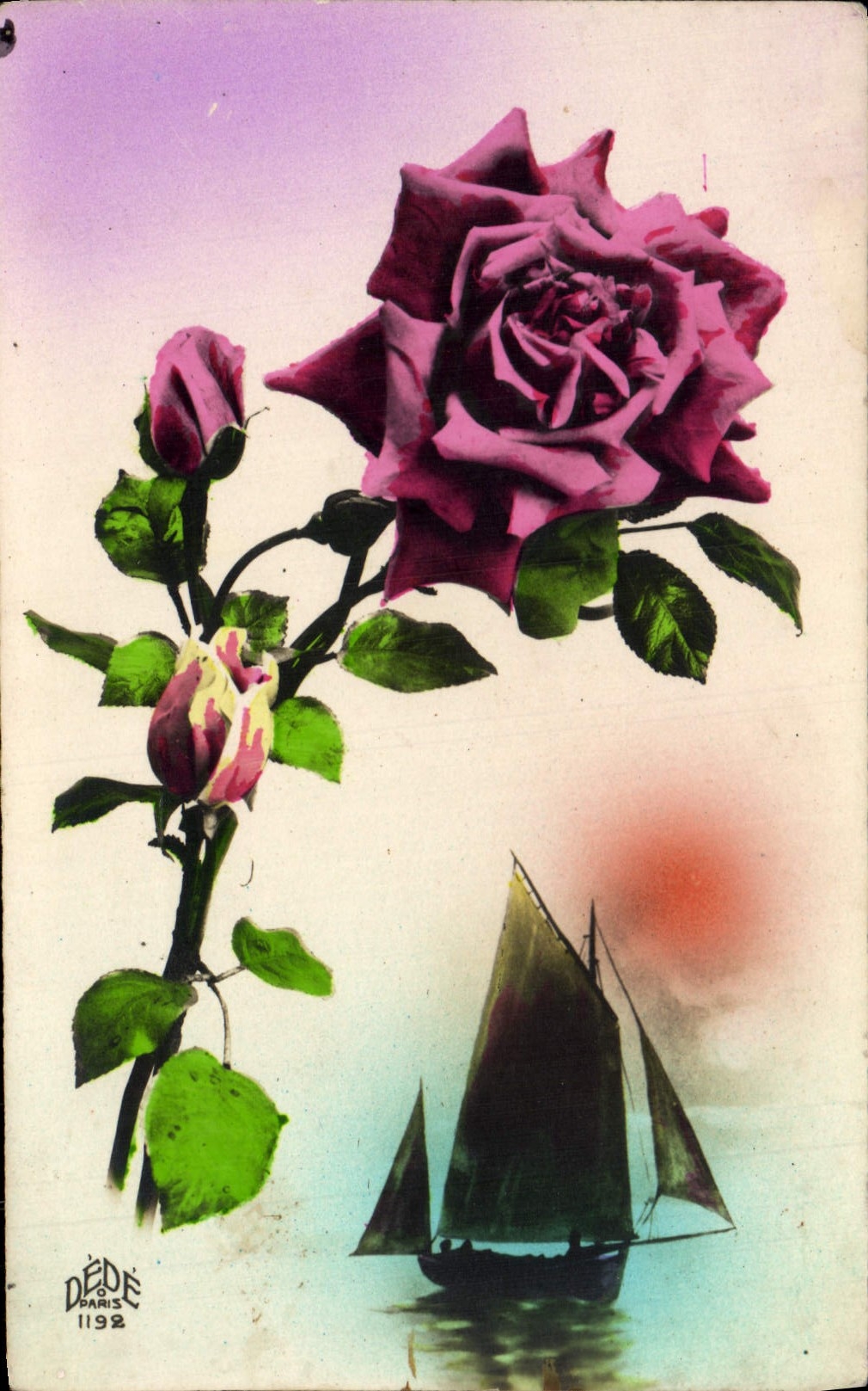 CPA Fantaisie Fleurs 