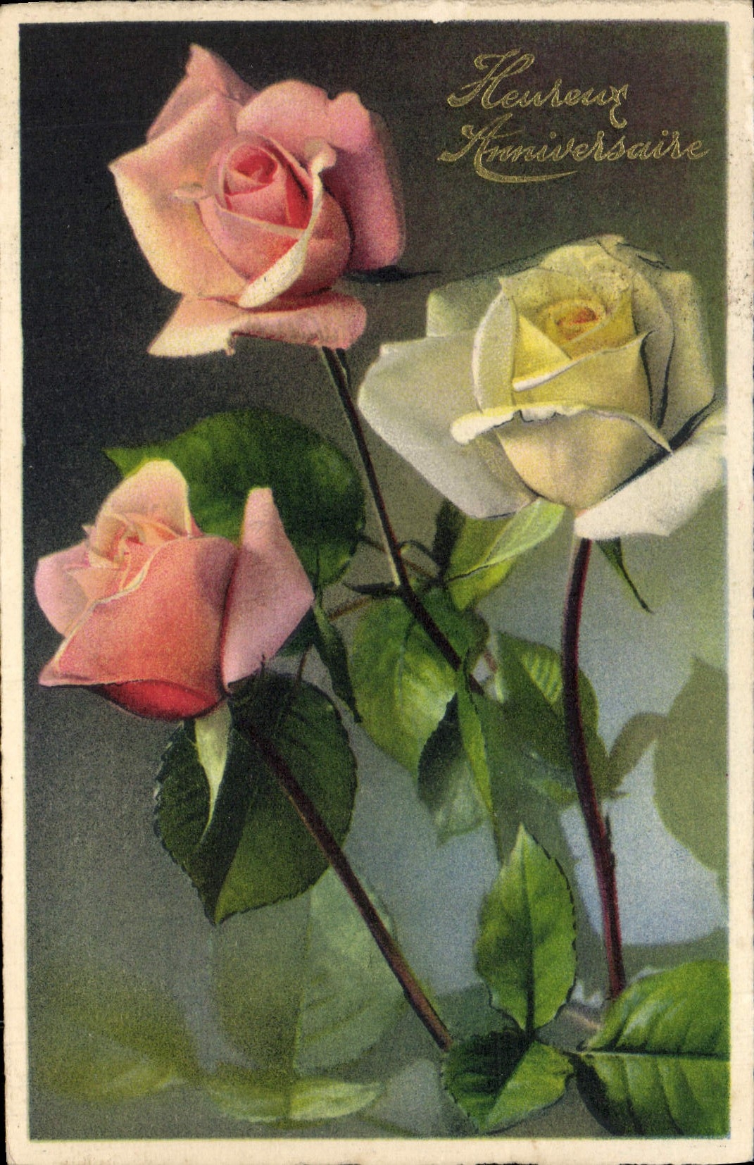 CPA Fantaisie Fleurs 