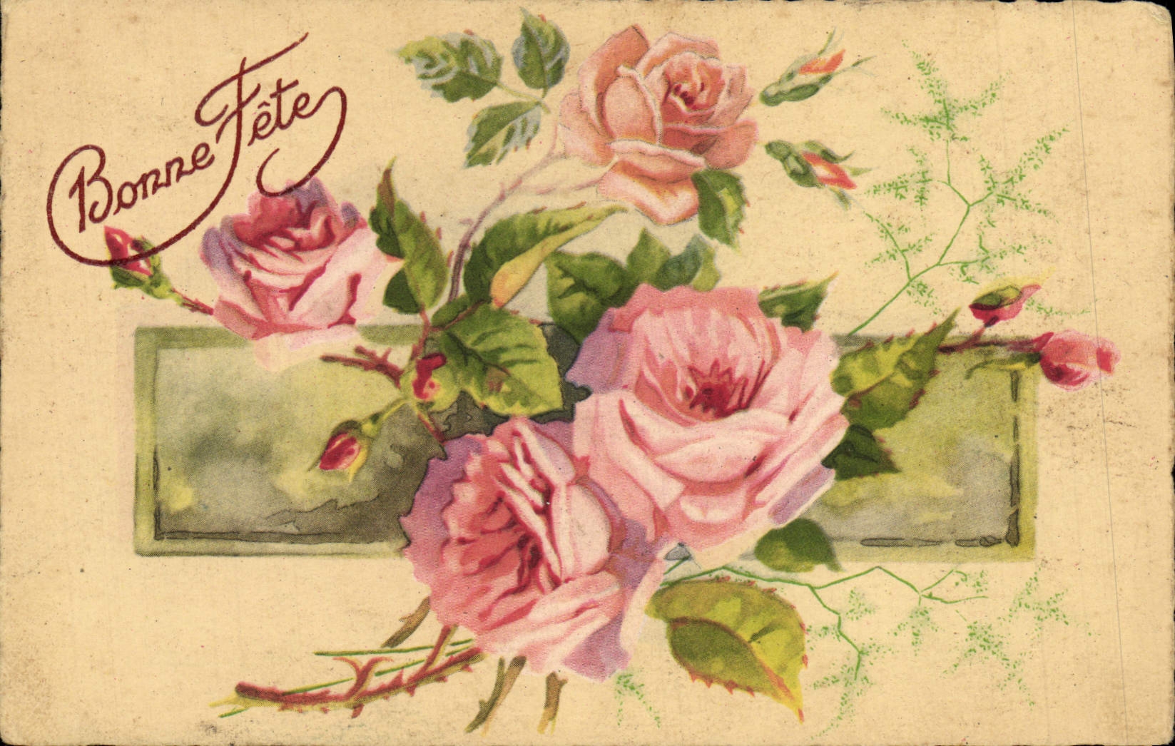 CPA Fantaisie Fleurs 