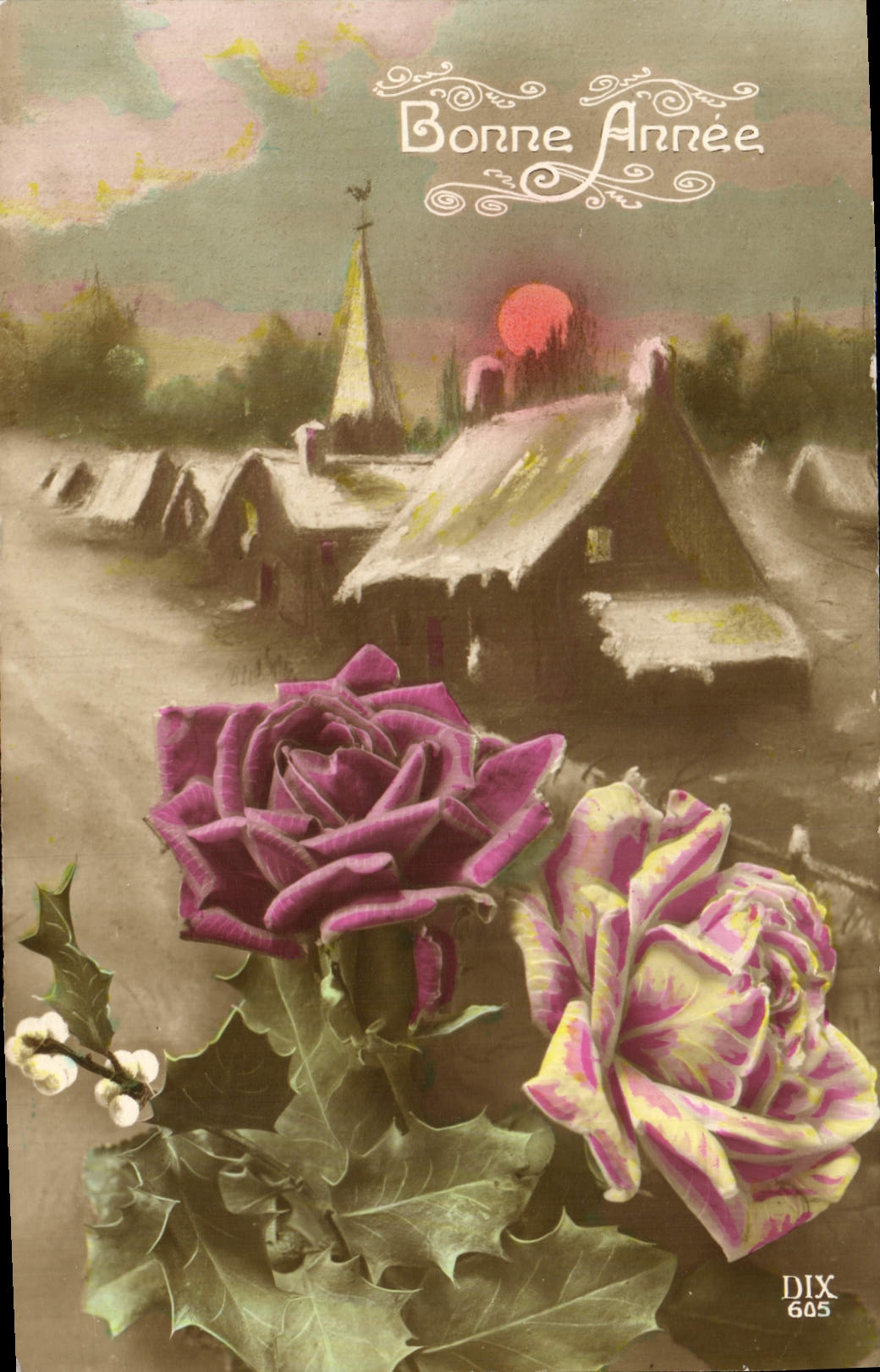 CPA Fantaisie Fleurs 