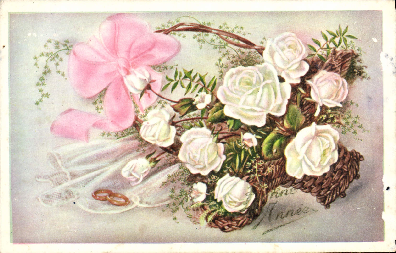 CPA Fantaisie Fleurs 