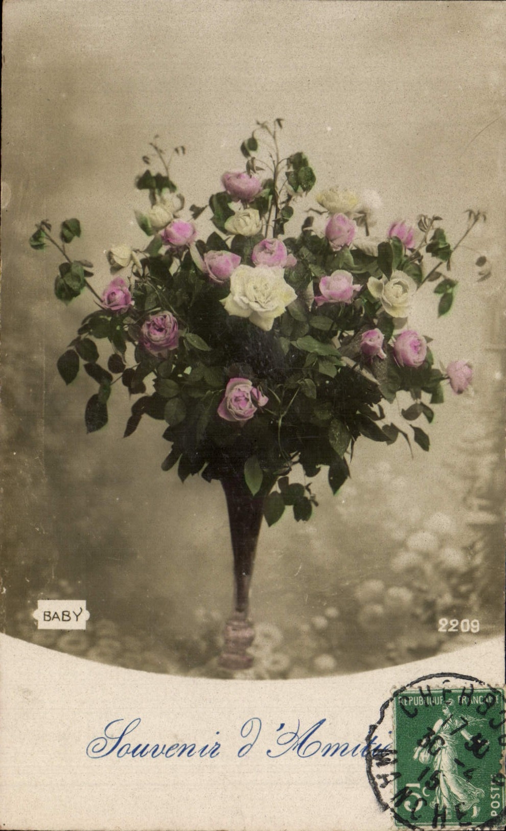 CPA Fantaisie Fleurs 