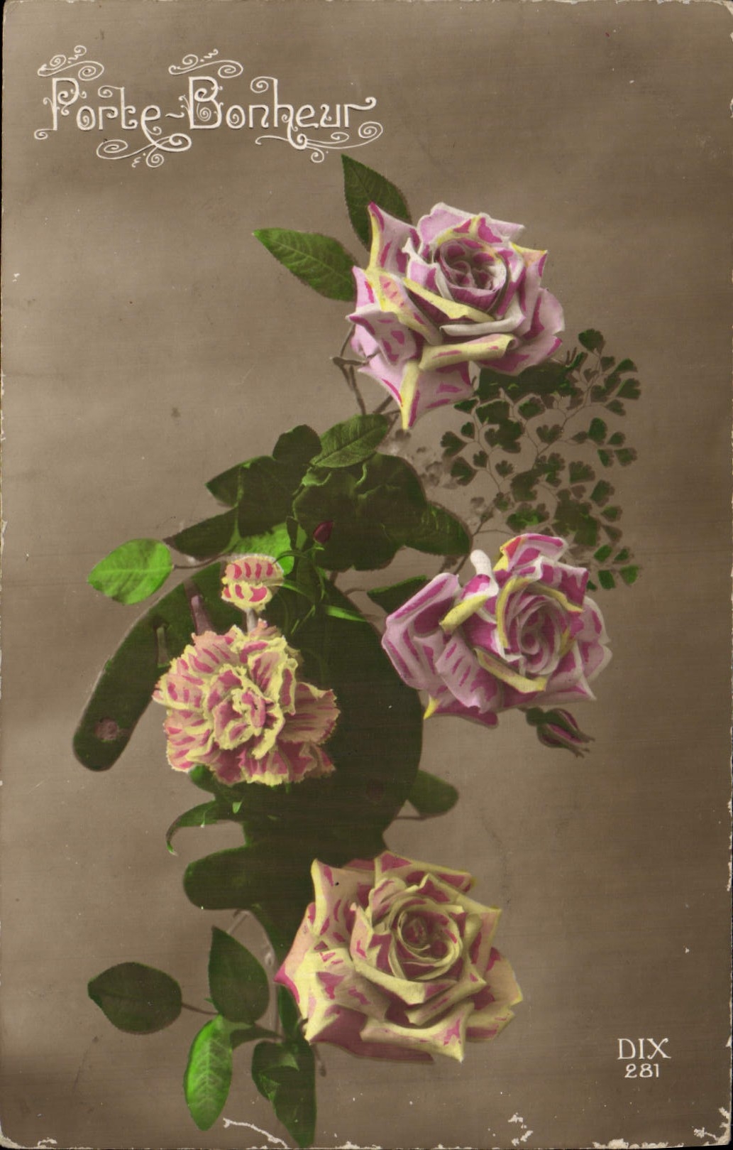 CPA Fantaisie Fleurs 