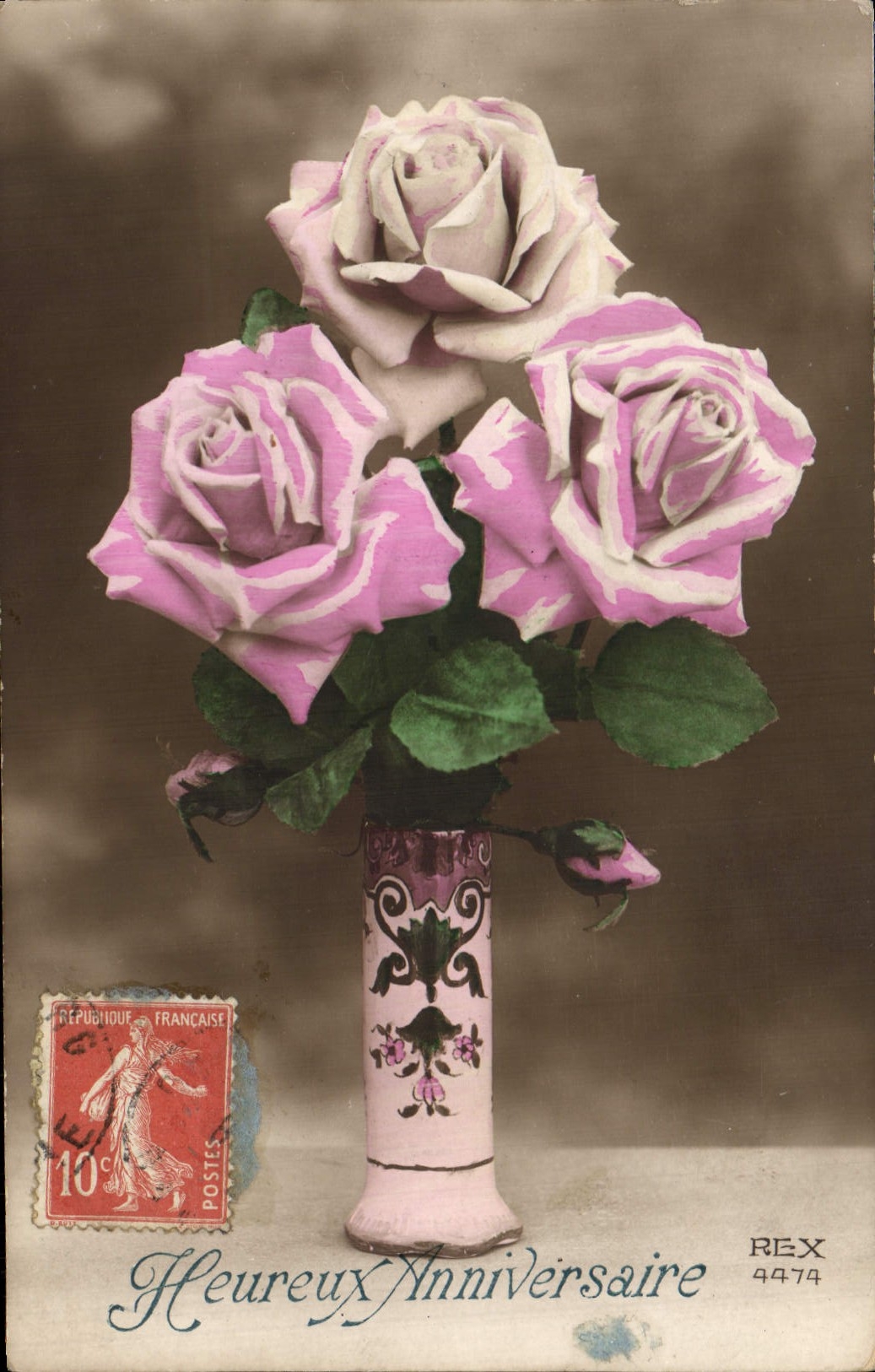 CPA Fantaisie Fleurs 