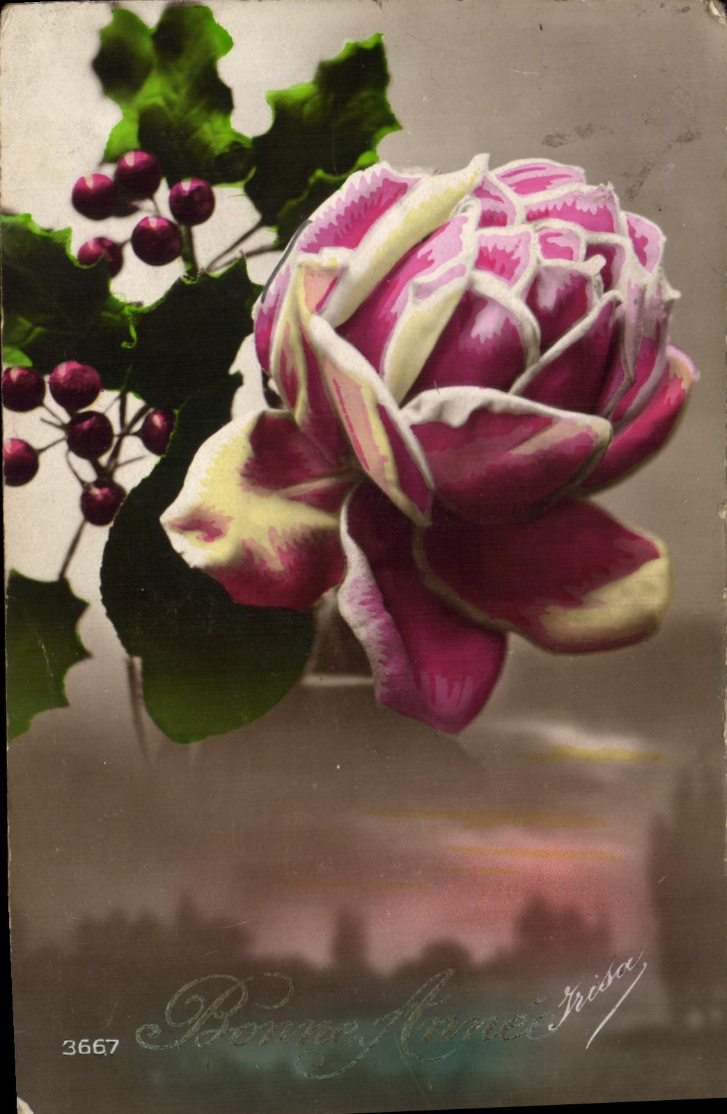 CPA Fantaisie Fleurs 