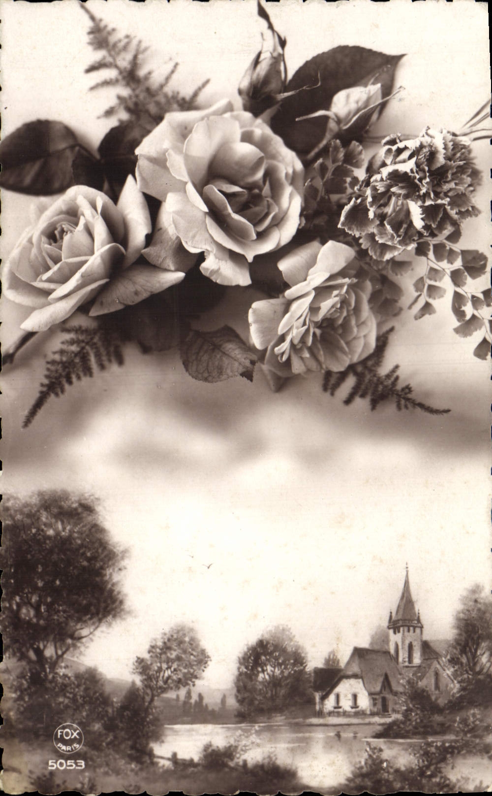 CPA Fantaisie Fleurs 