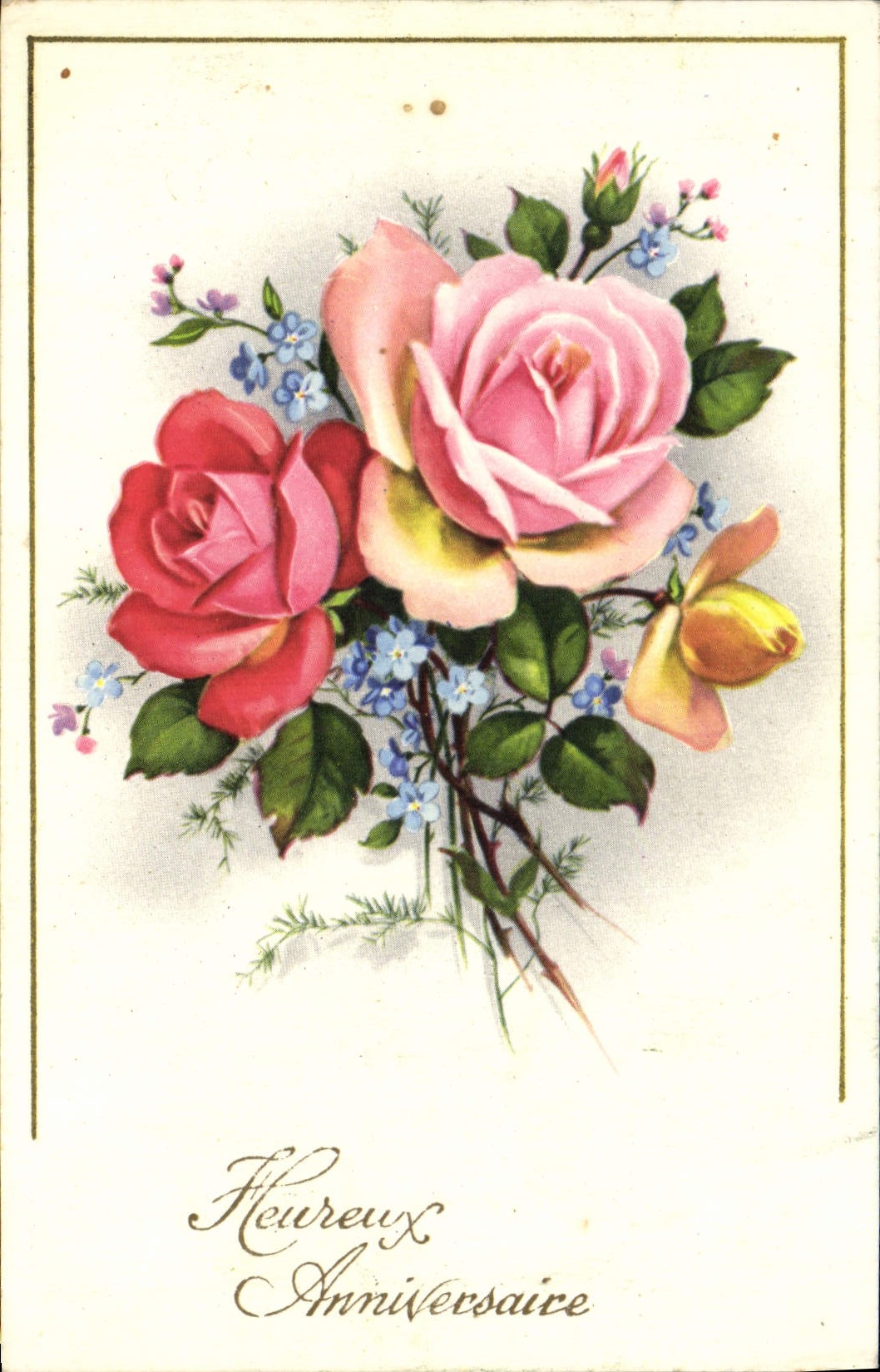 CPA Fantaisie Fleurs 