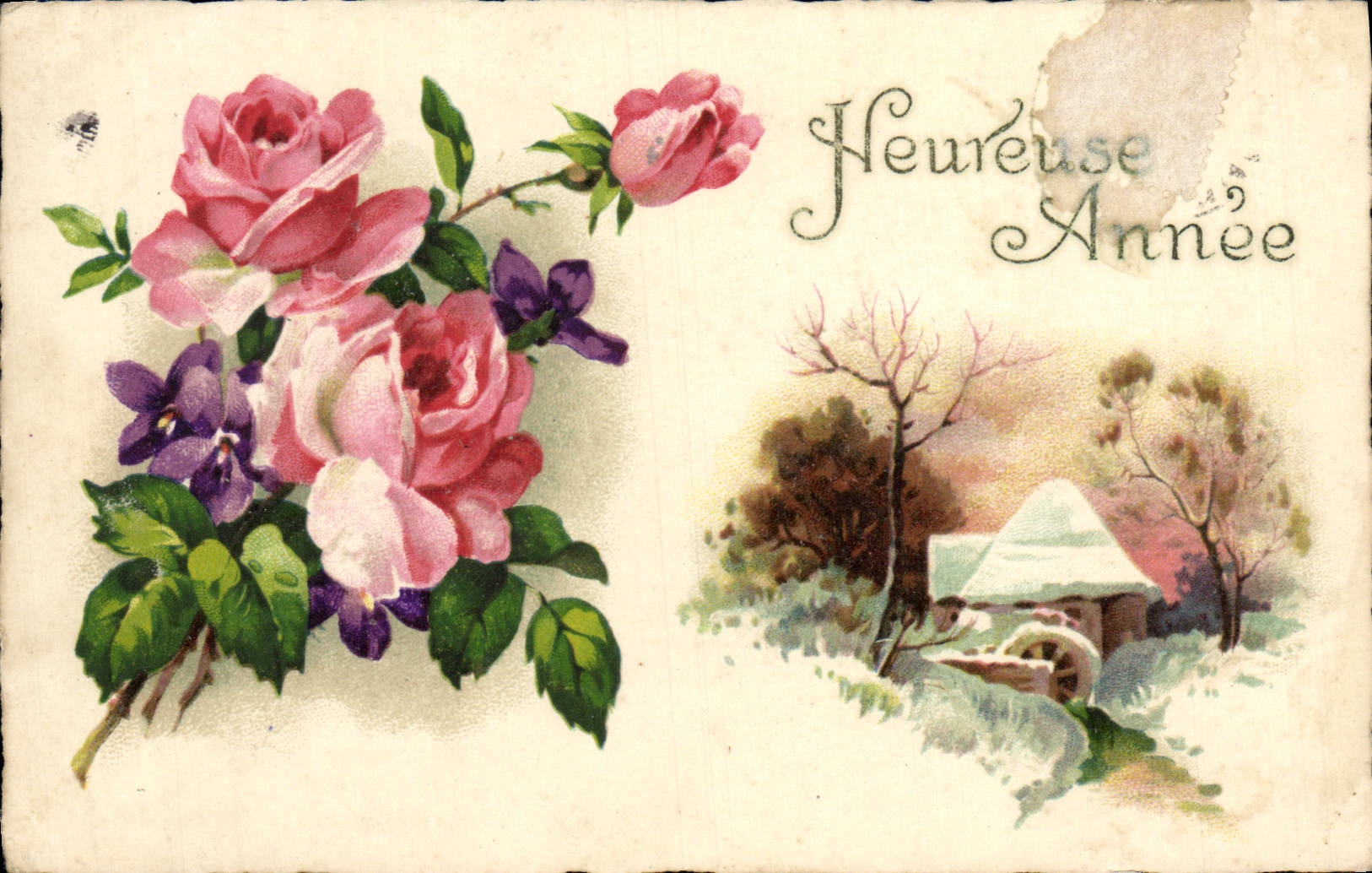 CPA Fantaisie Fleurs 