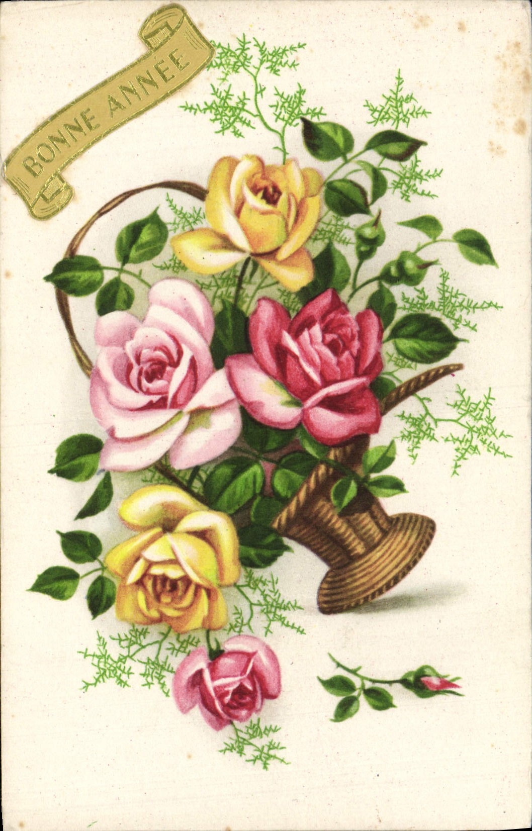 CPA Fantaisie Fleurs 