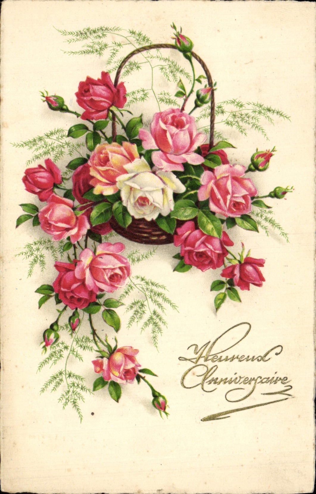 CPA Fantaisie Fleurs 