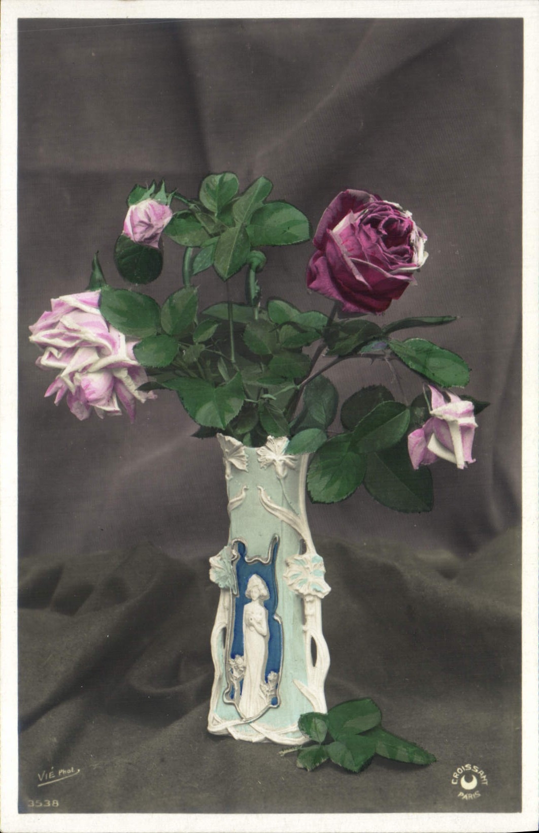 CPA Fantaisie Fleurs 