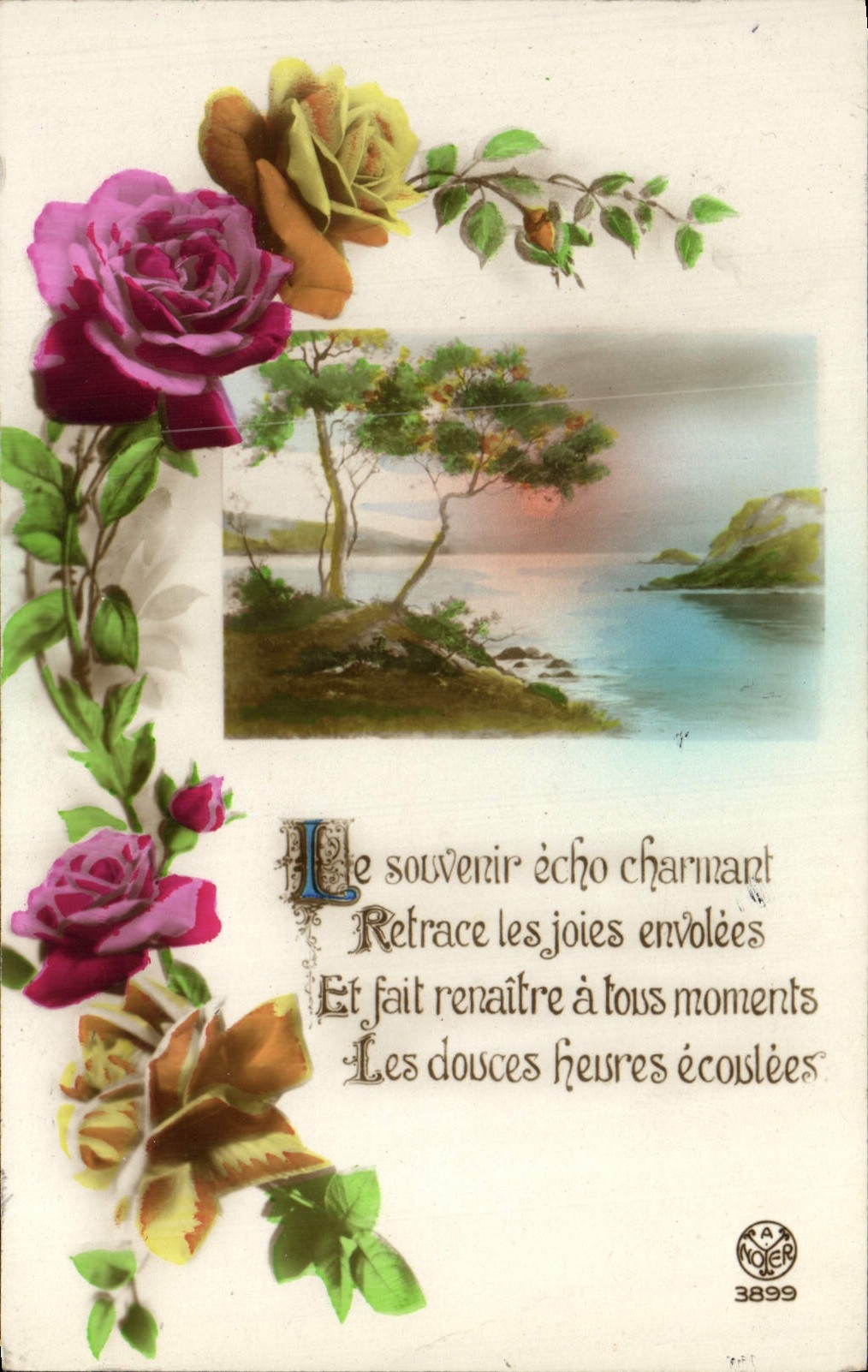 CPA Fantaisie Fleurs 