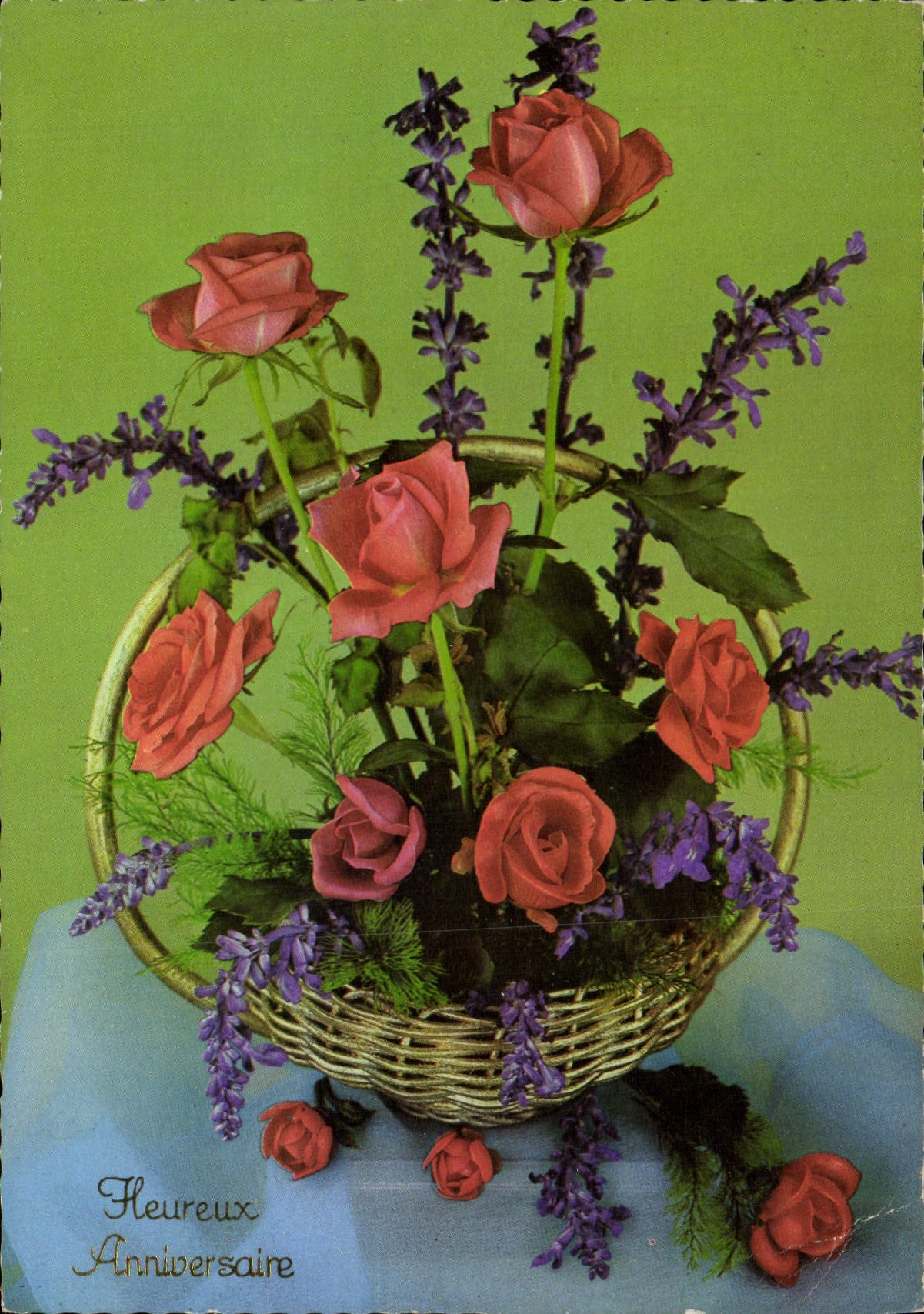 CPM Fantaisie Fleurs 