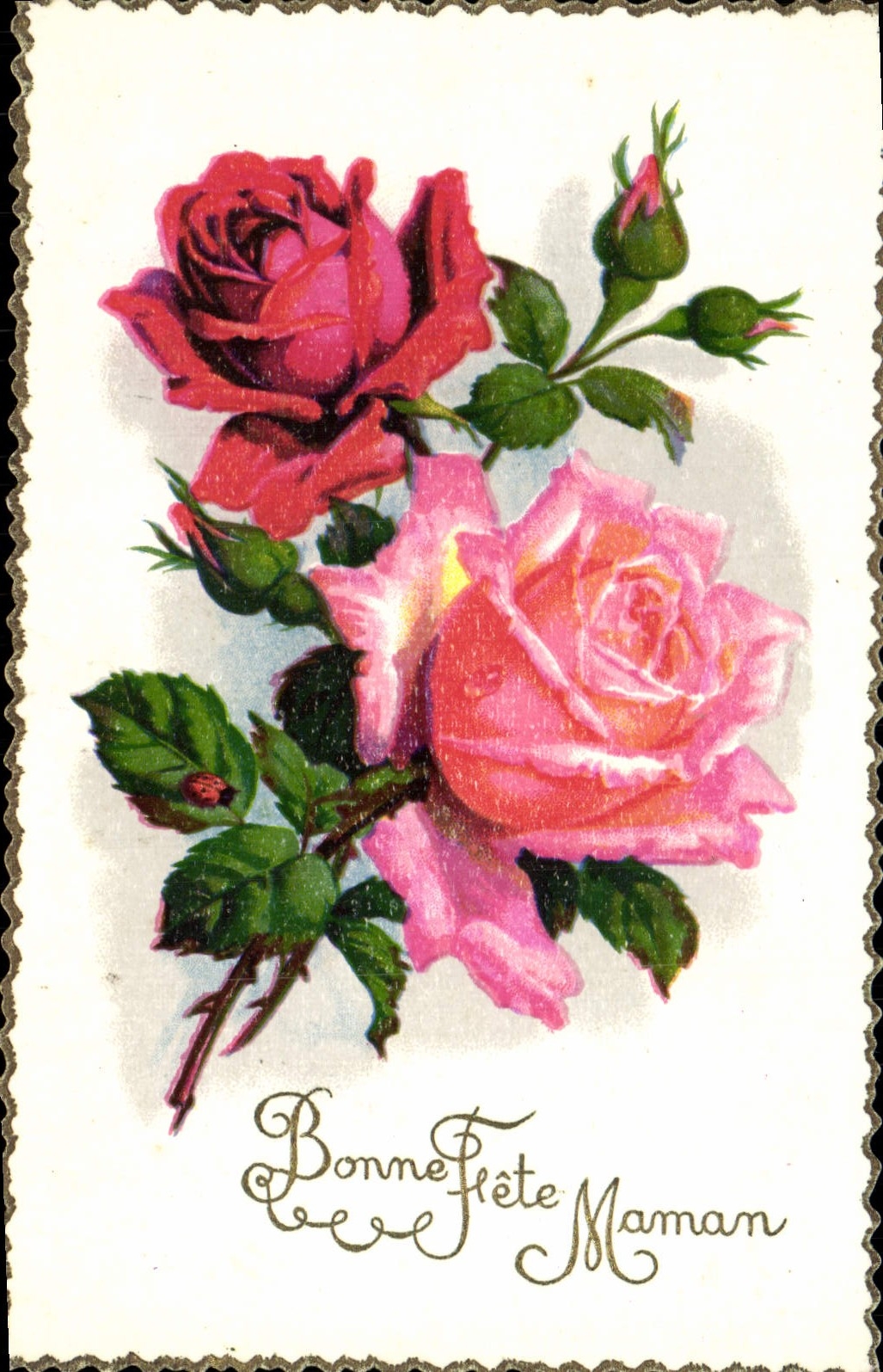 CPA Fantaisie Fleurs 