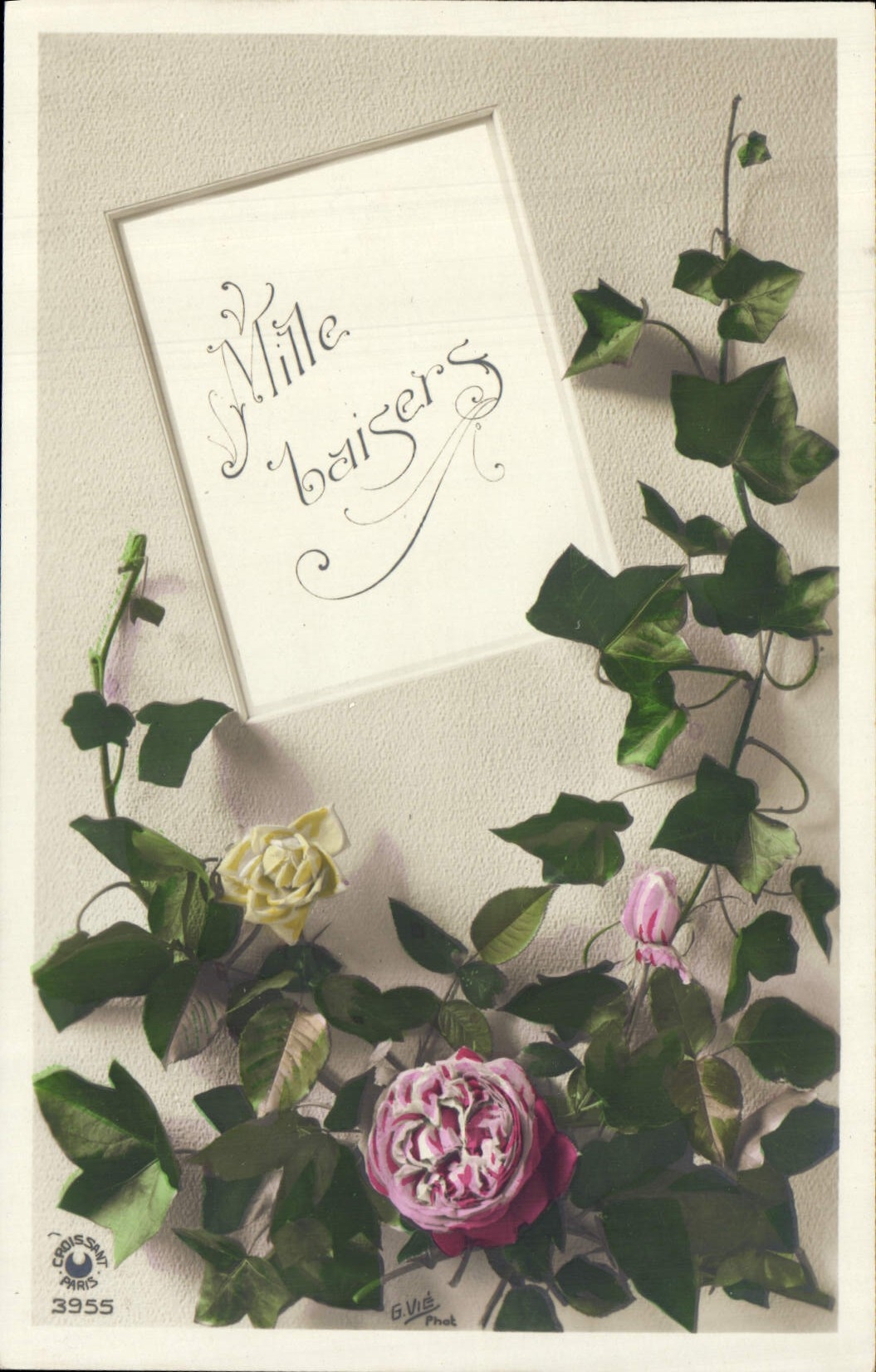 CPA Fantaisie Fleurs