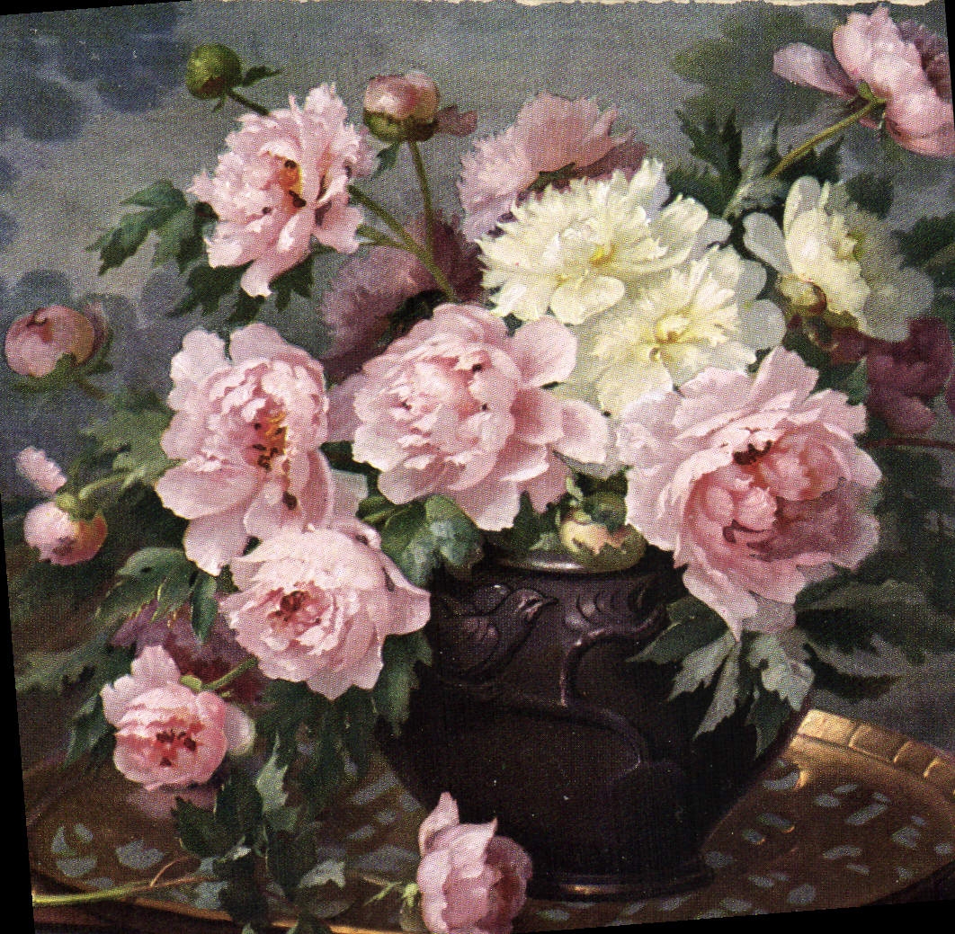 CPA Fantaisie Fleurs