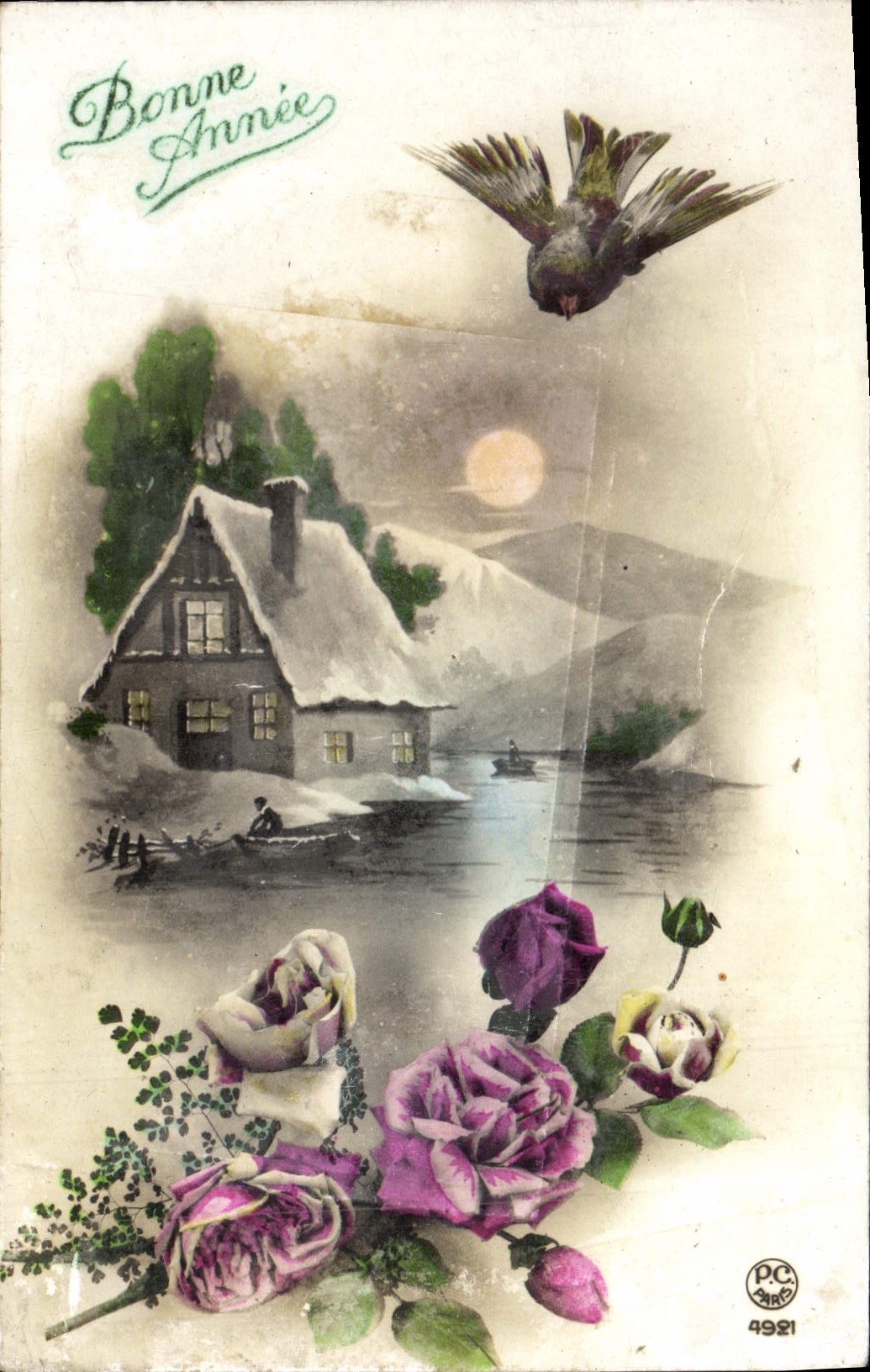 CPA Fantaisie Fleurs