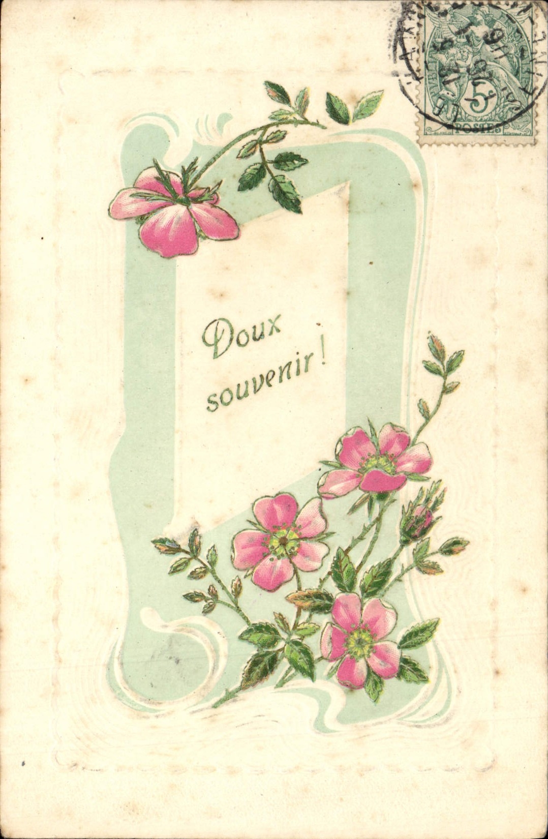 CPA Fantaisie Fleurs