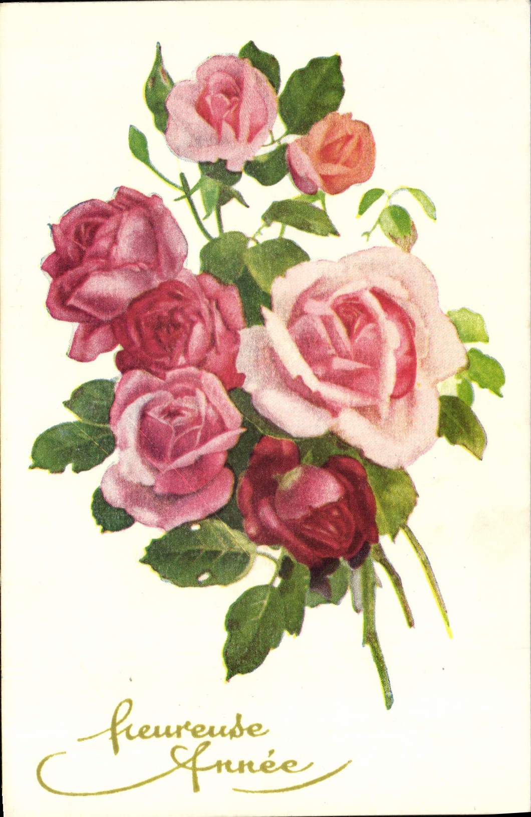 CPA Fantaisie Fleurs