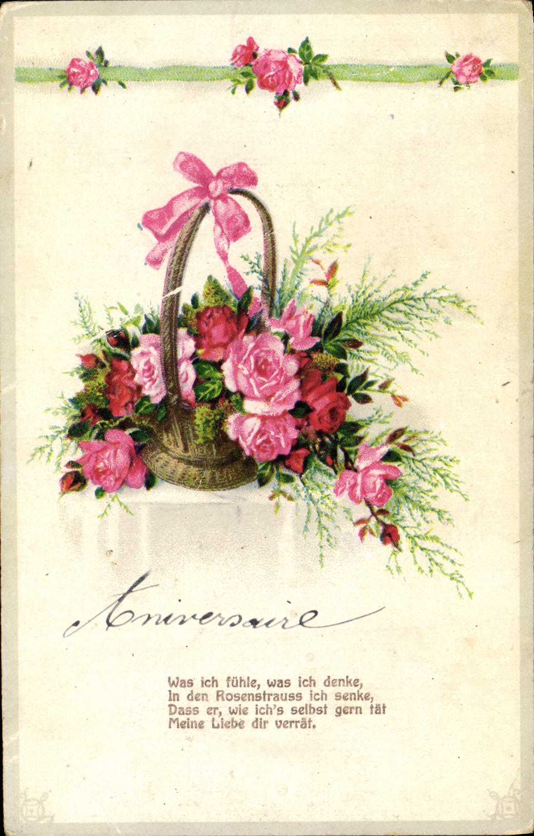 CPA Fantaisie Fleurs 