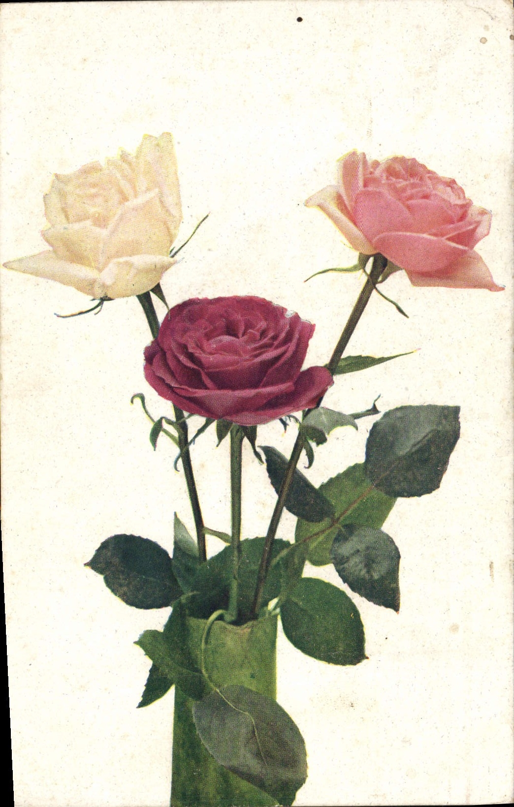 CPA Fantaisie Fleurs 