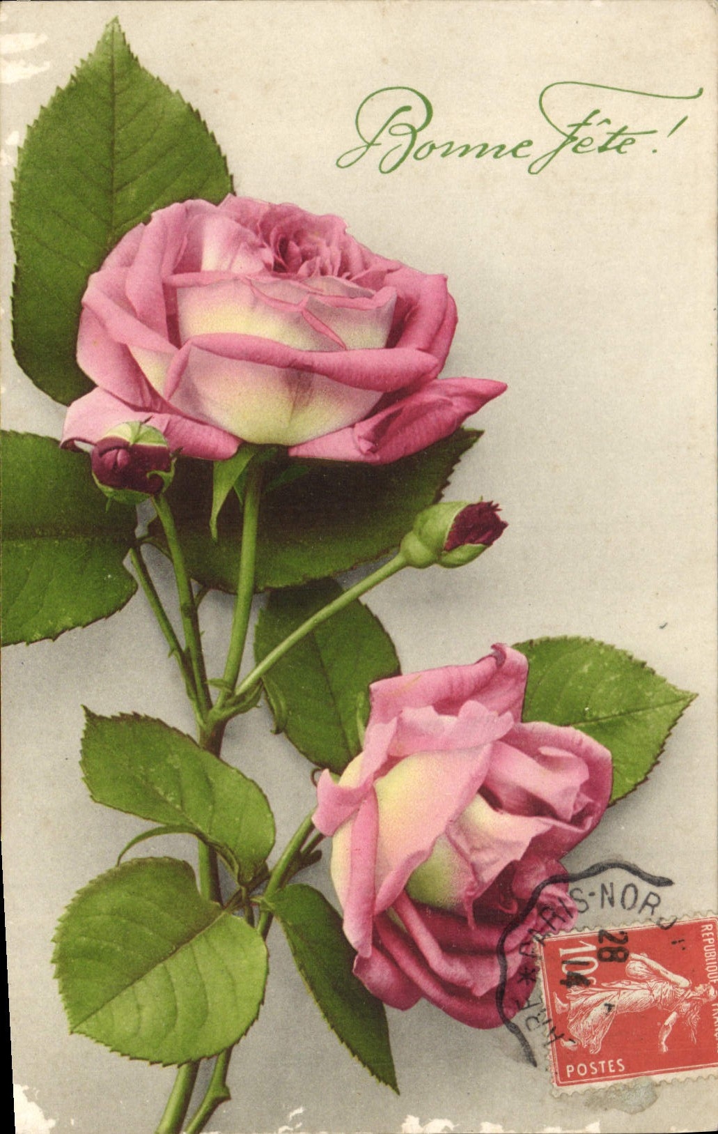 CPA Fantaisie Fleurs 
