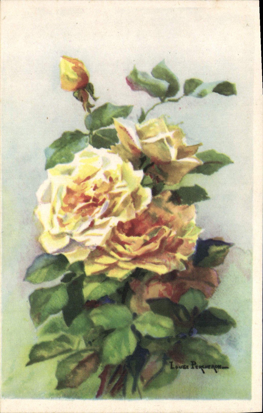 CPA Fantaisie Fleurs 