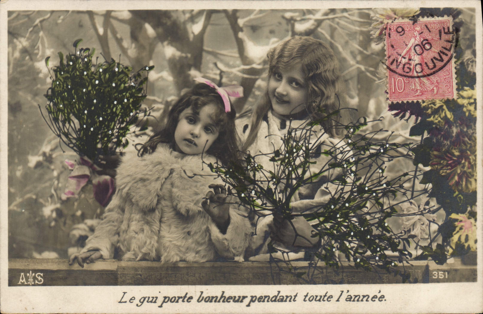 VINTAGE POSTCARD Fantasy Children