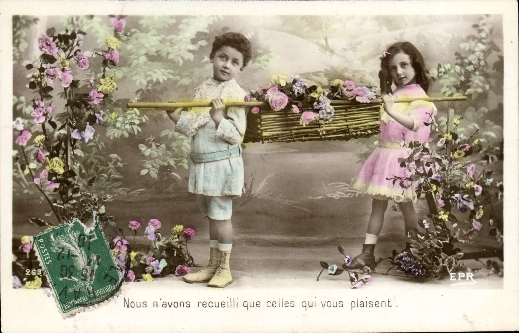 VINTAGE POSTCARD Fantasy Children