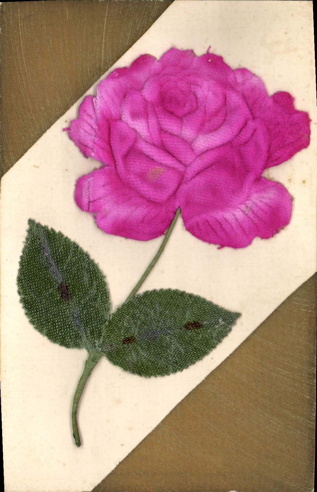 Flores de la fantasía de la POSTAL de la VENDIMIA