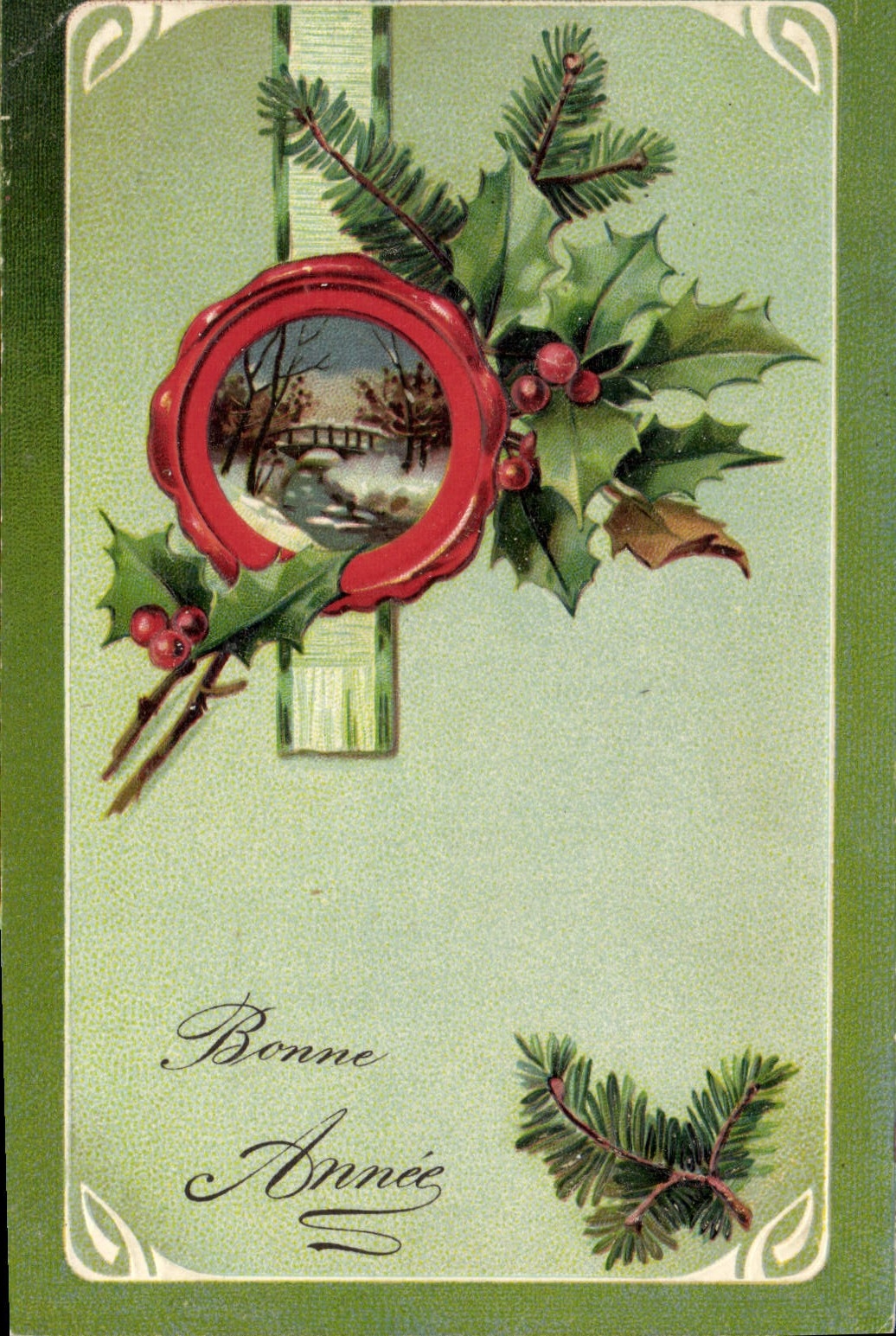 VINTAGE POSTCARD Fantasy Flowers