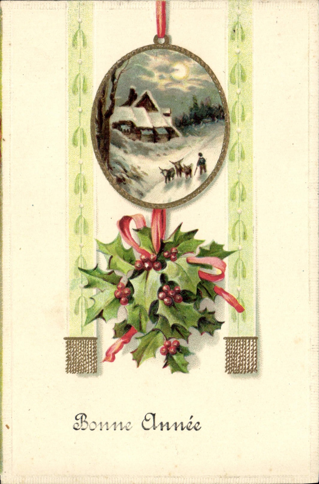 VINTAGE POSTCARD Fantasy Flowers