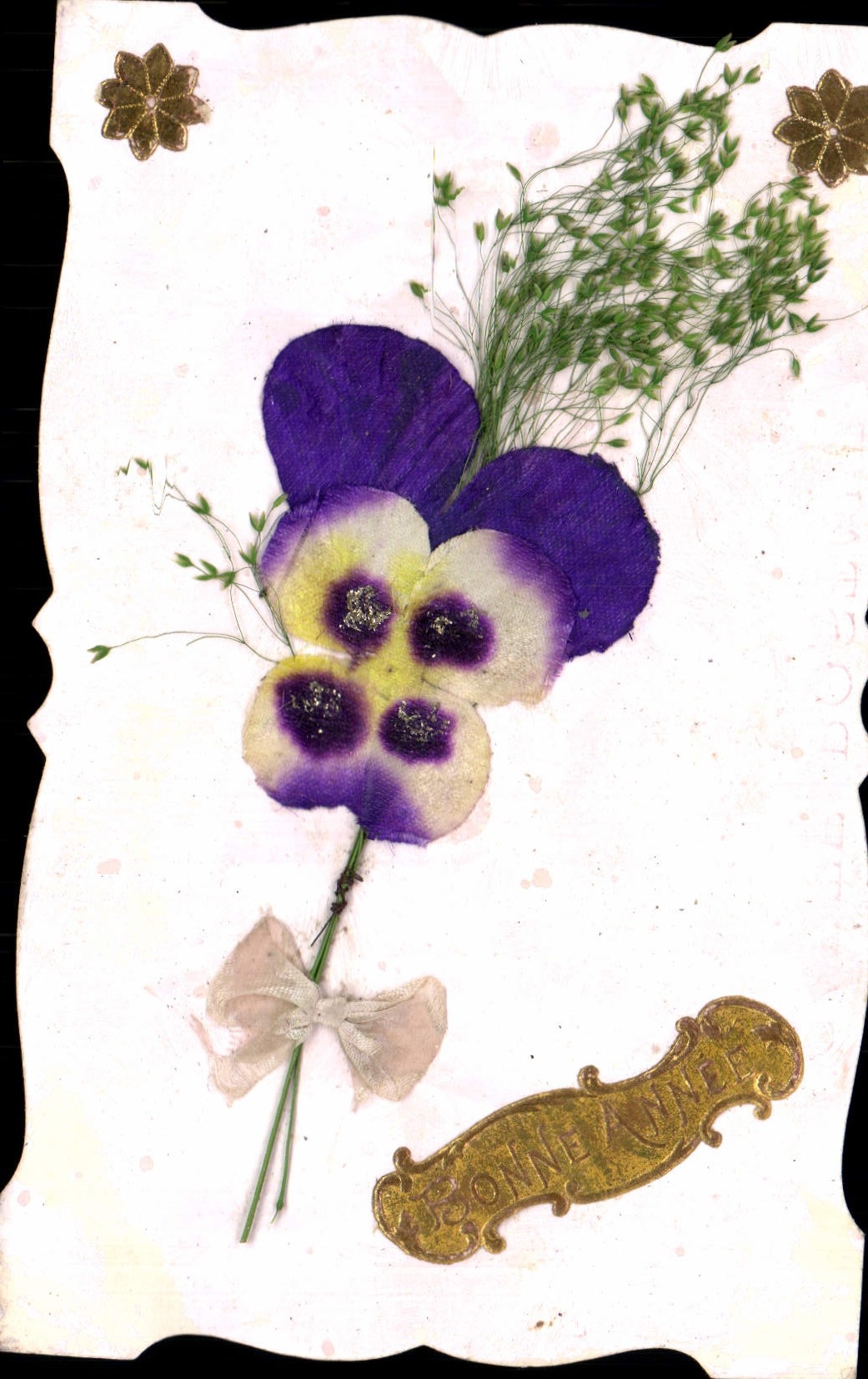 VINTAGE POSTCARD Fantasy Flowers