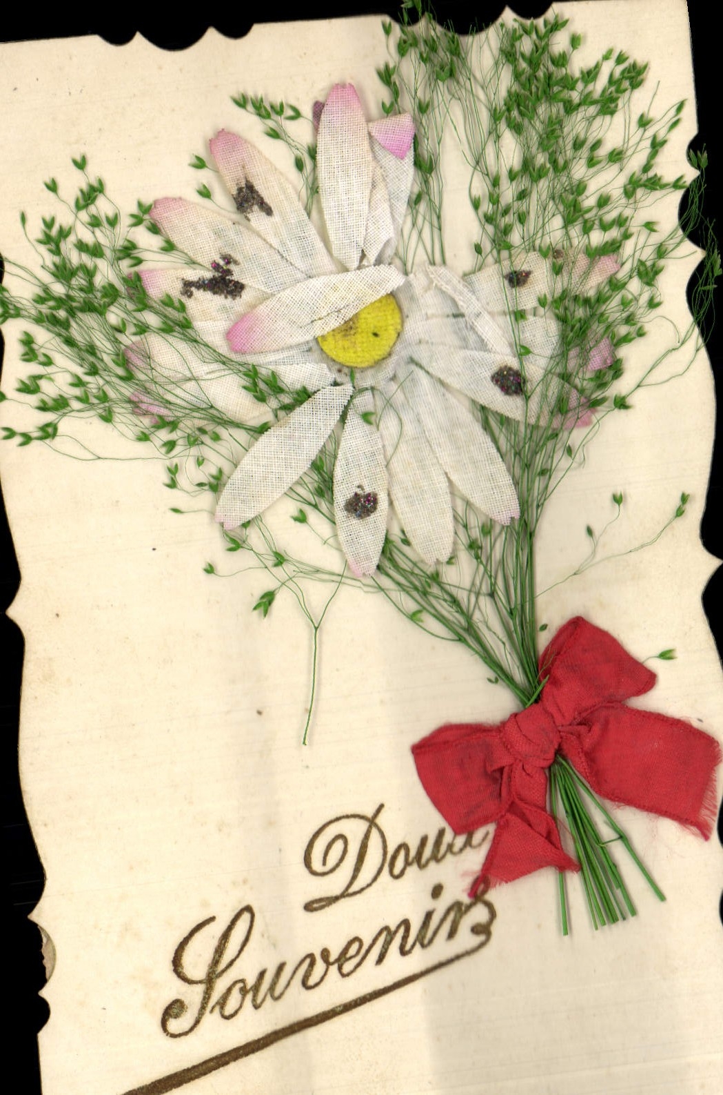 VINTAGE POSTCARD Fantasy Flowers