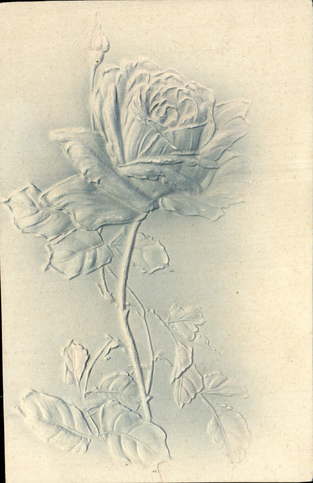 VINTAGE POSTCARD Fantasy Flowers