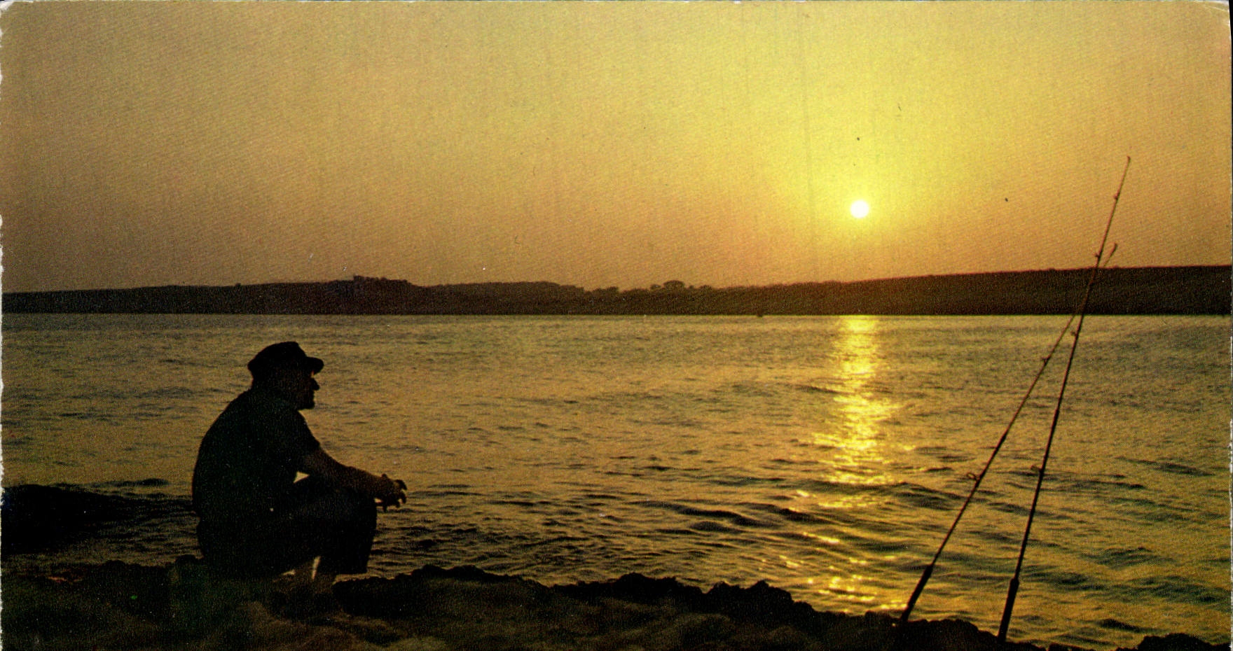 MODERN CARD the Merry ones Of the Mediterranean In the one Evening Softness of Summer sinned