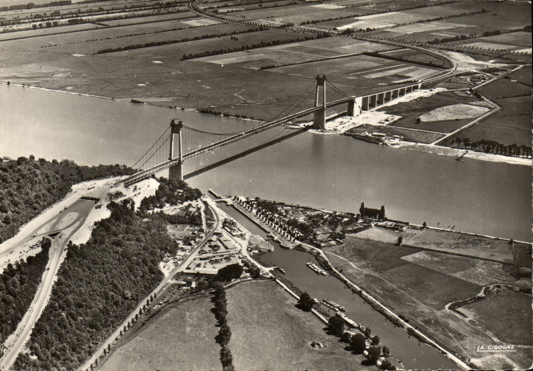 MODERN CARD the Bridge De Tancarville