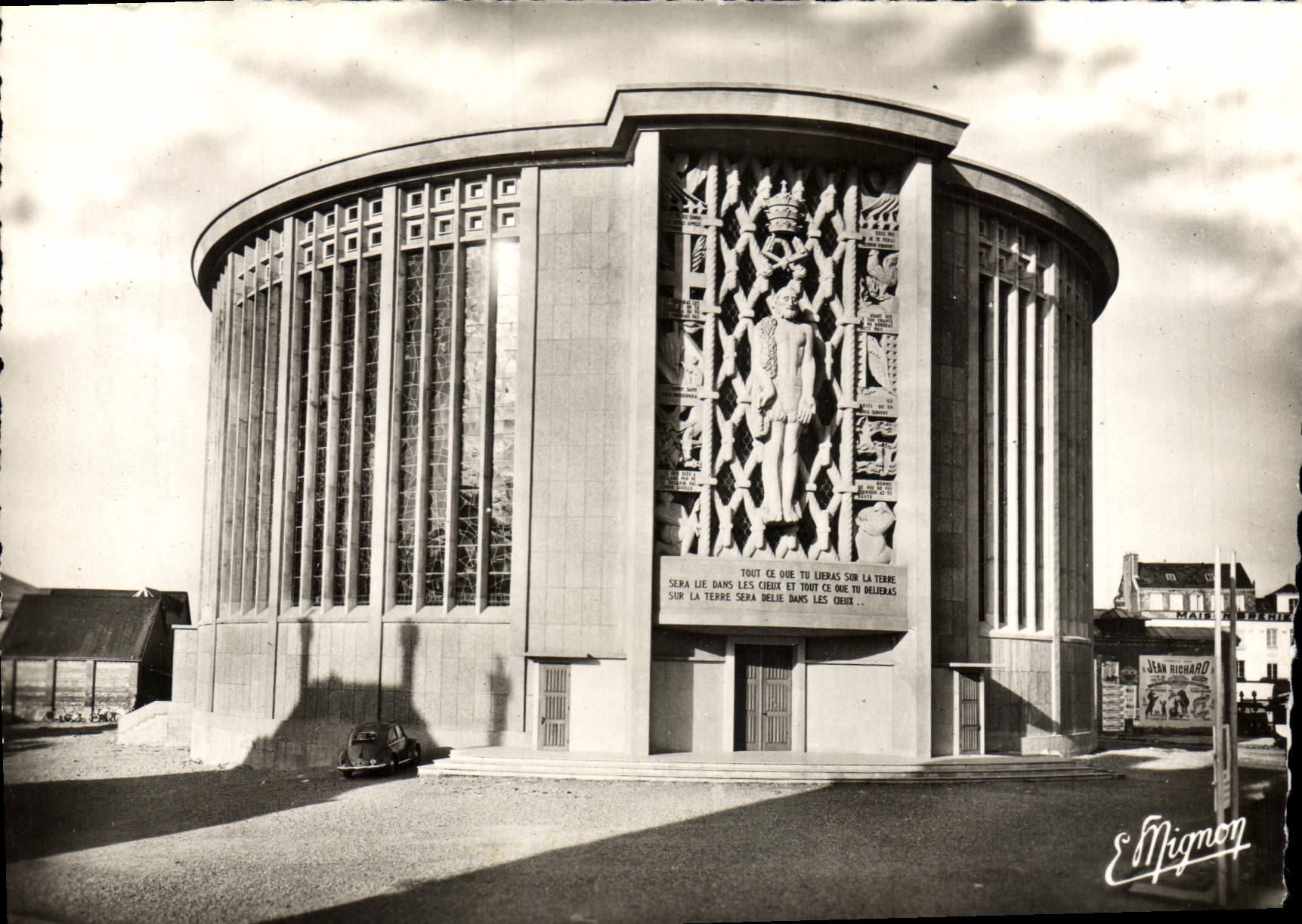 MODERN CARD Yvetot the Church Saint Pierre