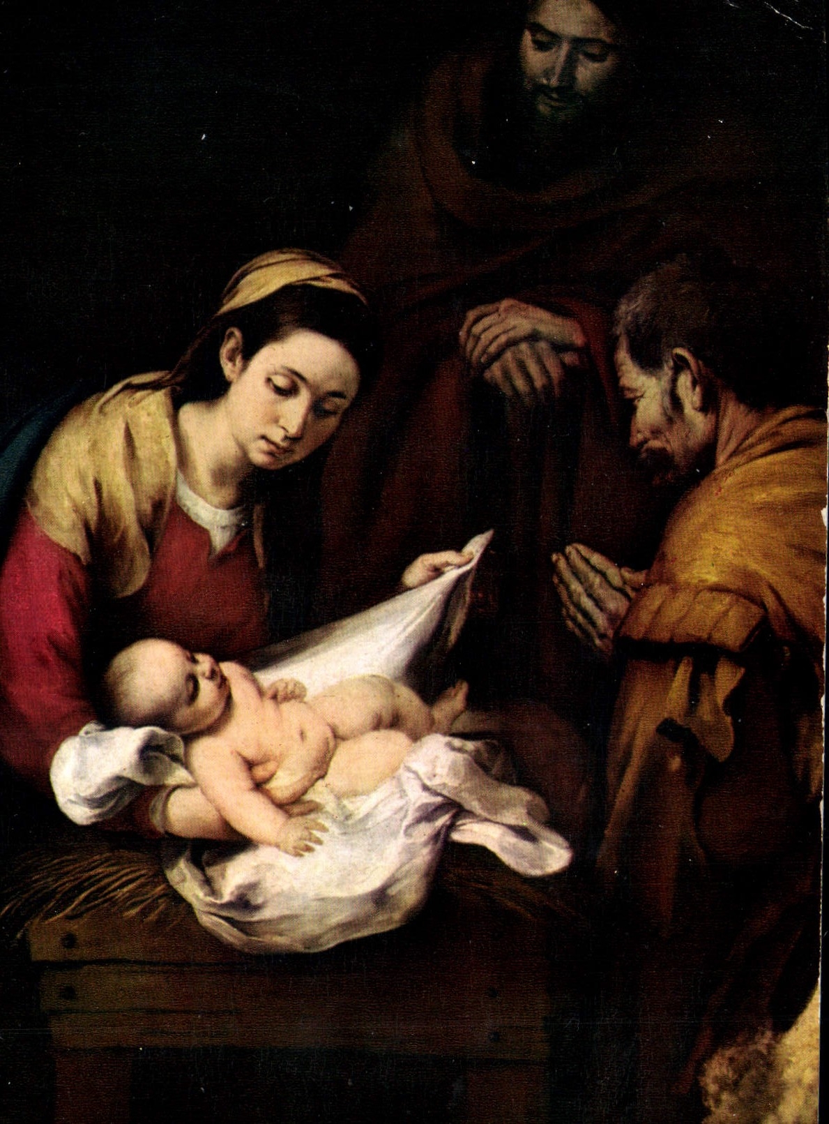 MODERN CARD Murillo Worship of the shepherds Madrid Prado