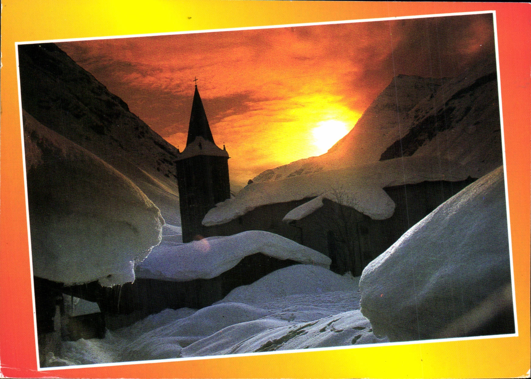 CPM Savoie sous la neige Village