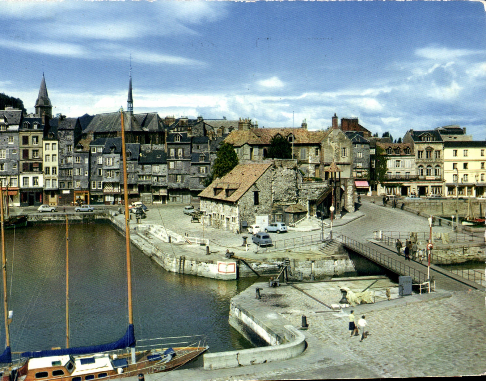 MODERN CARD Houlgate Quay Sainte Catherine And Lieutenancy