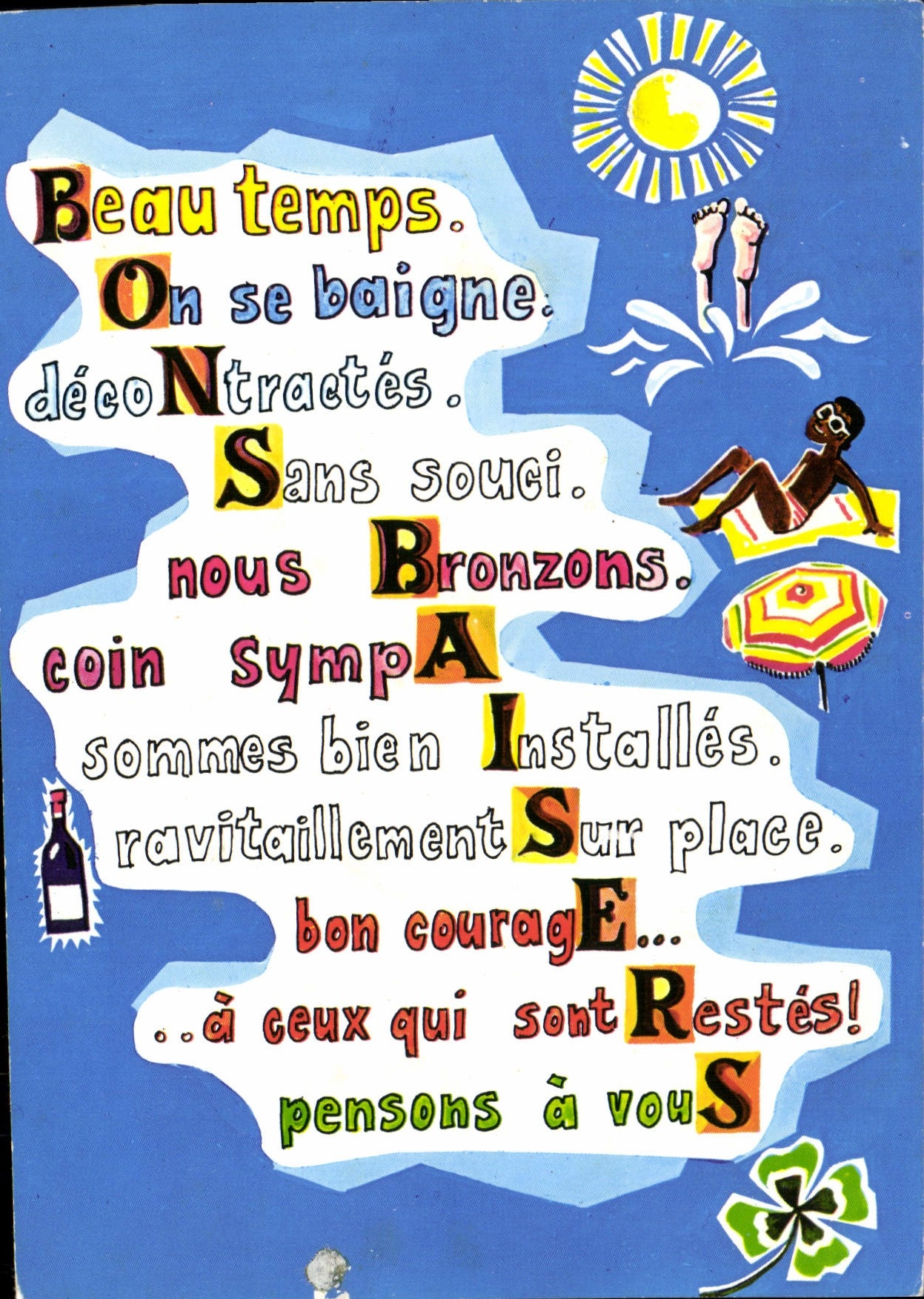 MODERN CARD On the Beach