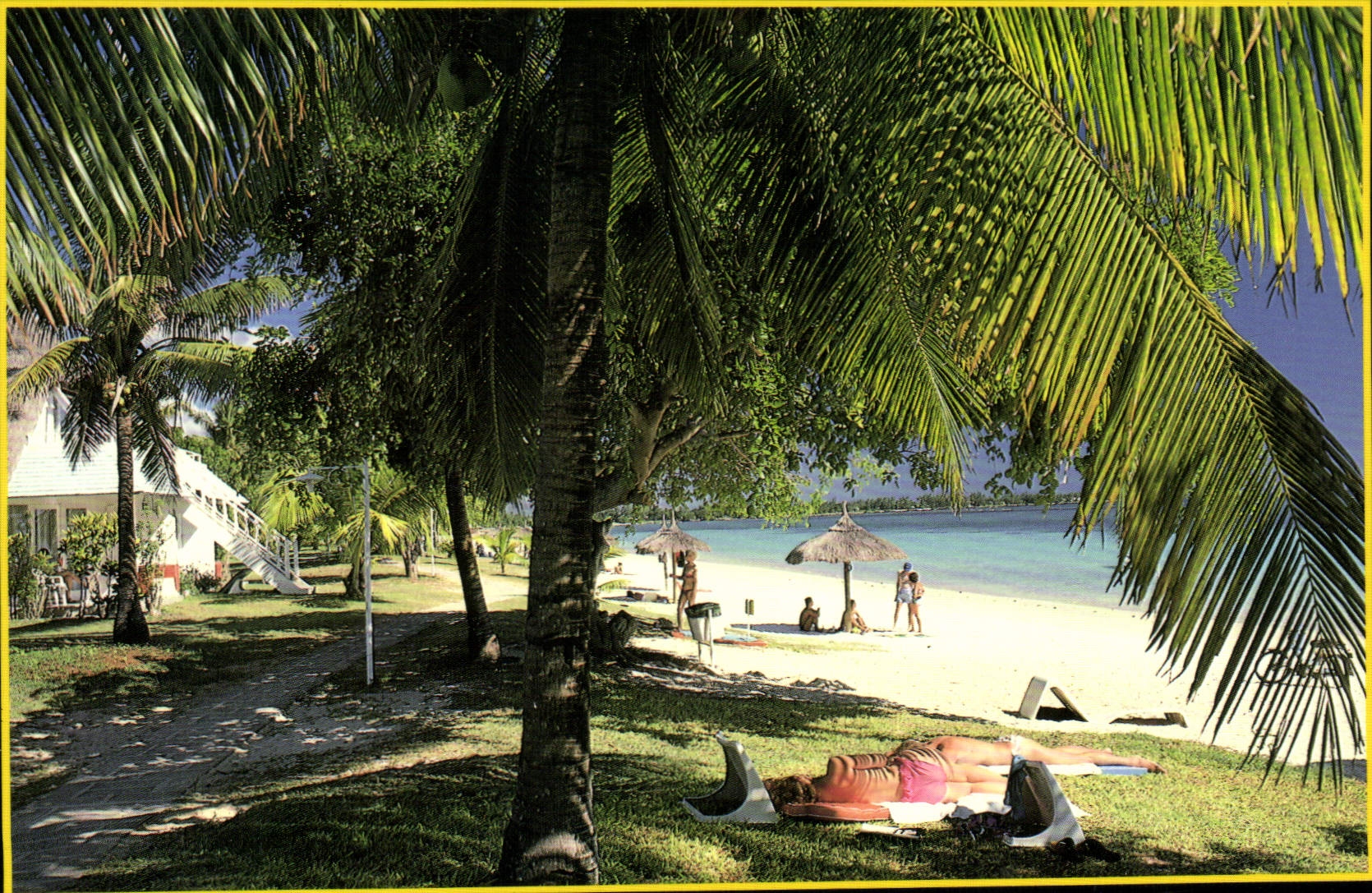 MODERN CARD Maurice Mauritius Hole With the Hinds