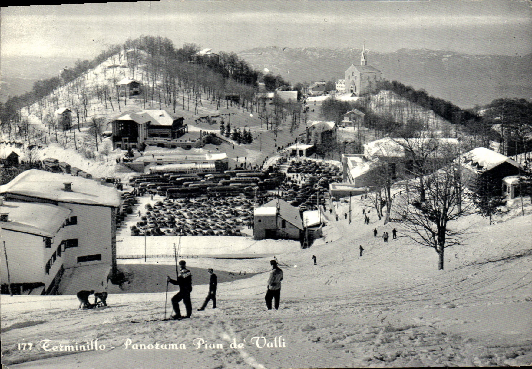 POSTAL MODERNA Terminillo Panotuma Pian de Valli Ski