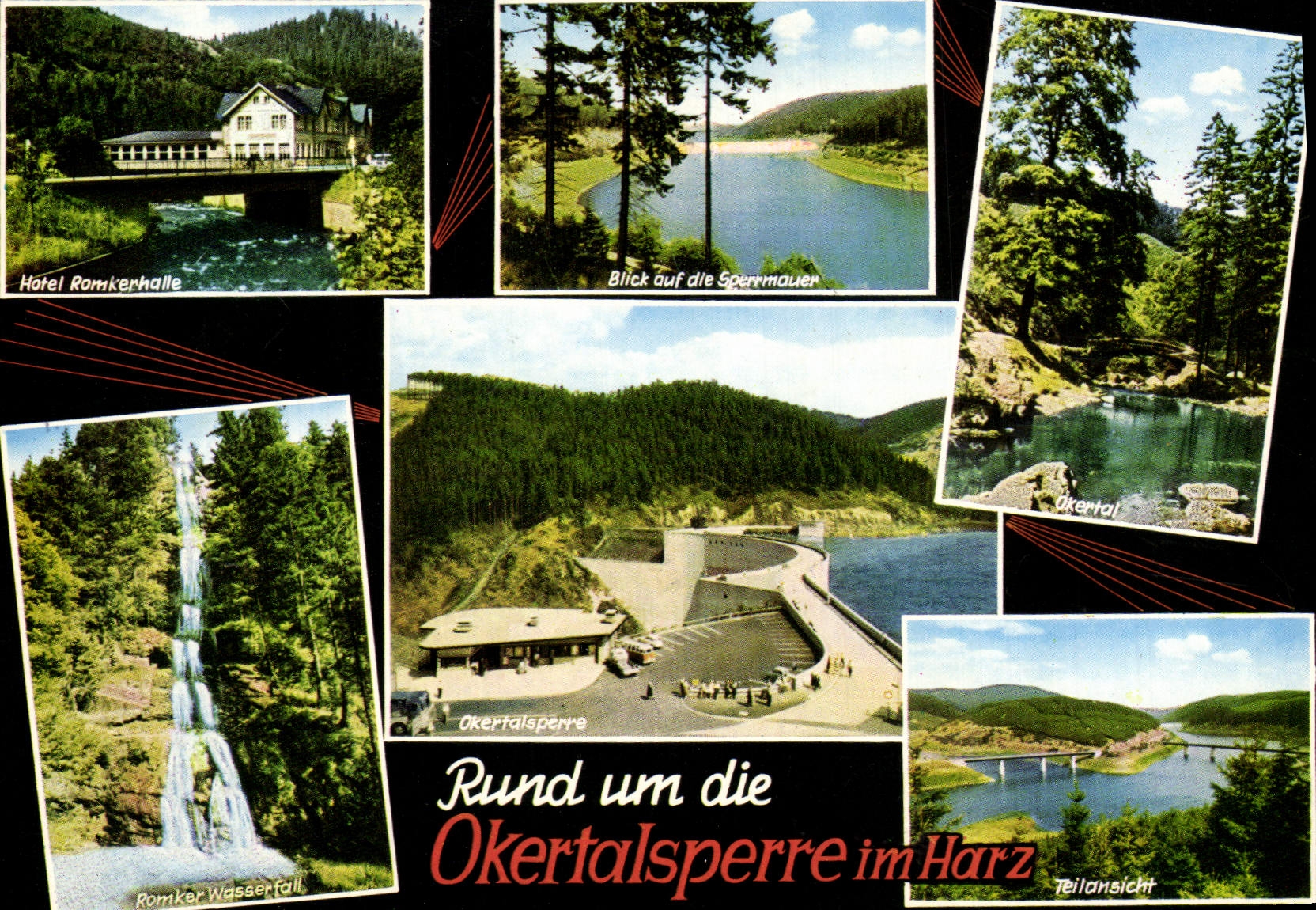 MODERN CARD Rund Um Die Okertalsperreim Harz