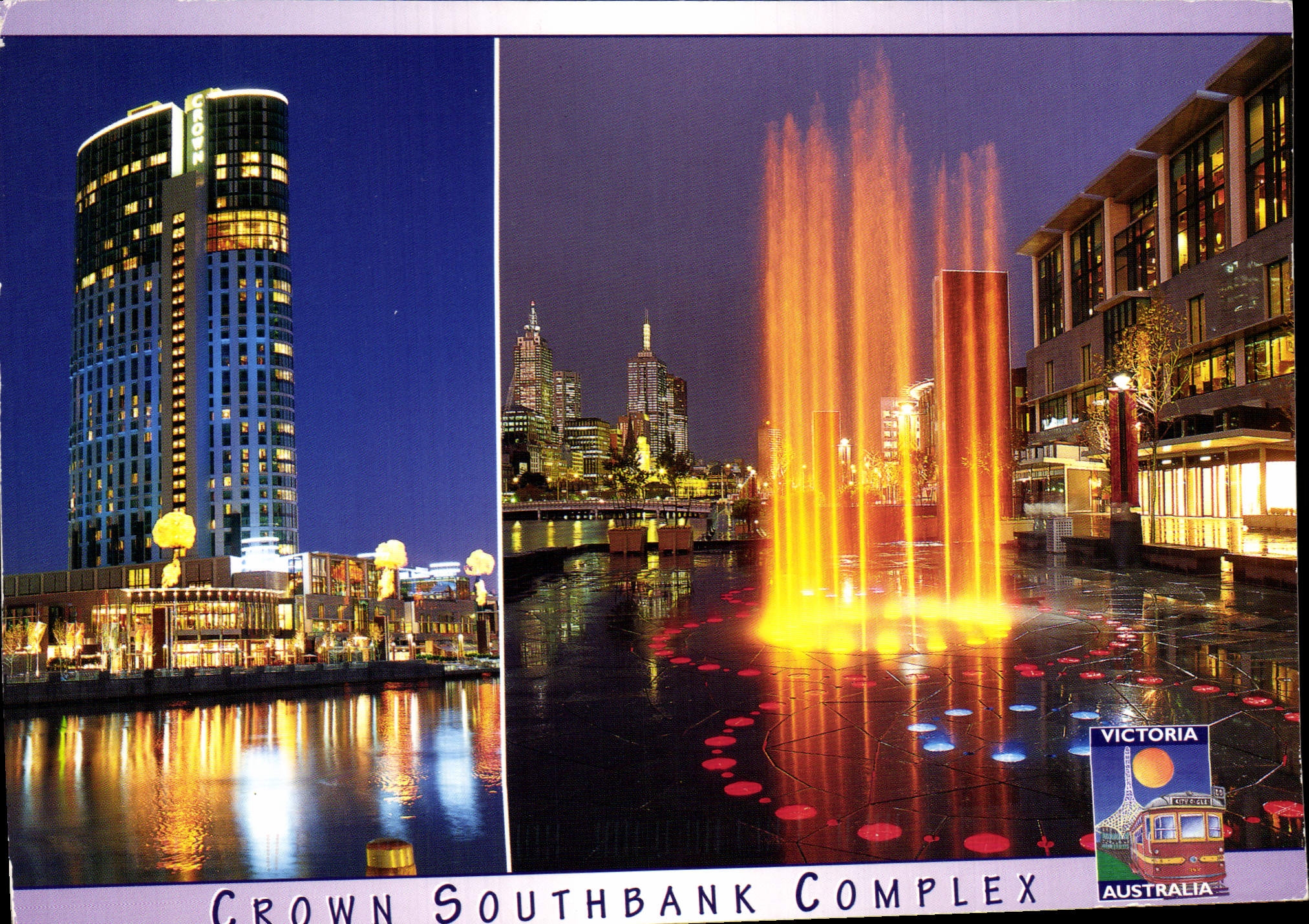 MODERN CARD Crown Southbank Complex Melbourne Victoria
